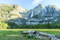 Yosemite waterfall at Yosemite national park Royalty Free Stock Photo