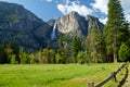 Yosemite Waterfall in Yosemite National Park Royalty Free Stock Photo