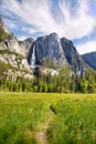 Yosemite Waterfall, Yosemite National Park Royalty Free Stock Photo