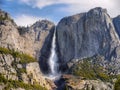 Yosemite Waterfall, Yosemite National Park Royalty Free Stock Photo