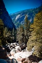 Yosemity National park trail, California, USA Royalty Free Stock Photo