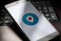 Periscope application showing on screen Royalty Free Stock Photo