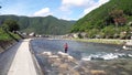 Yosida River, Gujo Hachiman, Gifu, Japan Royalty Free Stock Photo