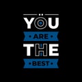 You are the best typography