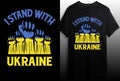 I Stand with Ukraine Choose peace Pray for Ukraine T-shirt design