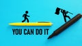 You can do it motivational phrase is shown using the text