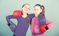 You can do it workout of small girls boxer in sportswear. Fitness diet. energy health. punching knockout. Childhood