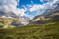 Spectacular views in the valley called Kiental Berner Oberland, Switzerland