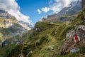 Spectacular views in the valley called Kiental Berner Oberland, Switzerland