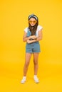 You can have anything you want in life if dress for it. Little fashionista. Cute kid fashion girl. Summer fashion Royalty Free Stock Photo
