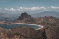 View from the top of Padar Island Royalty Free Stock Photo