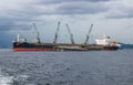 Container Ship in the gulf of Thailand