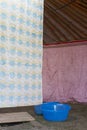 You can take a shower in a ger in Mongolian Royalty Free Stock Photo