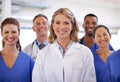 You can trust them with your health. Portrait of a diverse team of medical professionals. Royalty Free Stock Photo