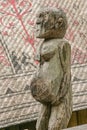 Pregnant woman sculpture in Mekong Delta