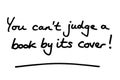You cant judge a book by its cover Royalty Free Stock Photo