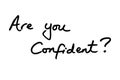 Are you Confident Royalty Free Stock Photo
