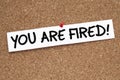 You Are Fired!