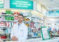 You know where to come for affordable medication. a mature pharmacist working in a pharmacy.