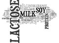 Are You Lactose Intolerant Word Cloud Royalty Free Stock Photo