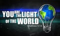 You are The Light of the World Royalty Free Stock Photo