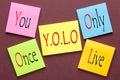 You Only Live Once