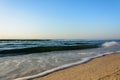 Amazing waves on the magnificent coast of the Black Sea