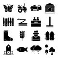 Pack of Nature Solid Icons