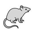 Rat Vector icon which can easily modify or edit