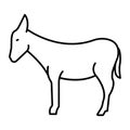 Mules Vector icon which can easily modify or edit