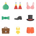Fashion Accessories Flat Icons Pack