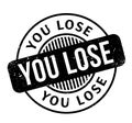 You Lose rubber stamp Royalty Free Stock Photo