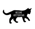 You me and the cats svg, cat svg, cat SVG Bundle, Hand drawn inspirational quotes about cats Royalty Free Stock Photo