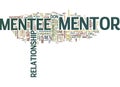 Are You Mentor Material Word Cloud Concept Royalty Free Stock Photo