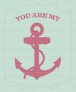 You are my anchor