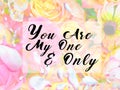 You are my , greetings card  women day birthday greetings holiday quotes text  happy wishes take  my heart pink roses spring summ Royalty Free Stock Photo