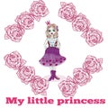 You are my little princess card COVER