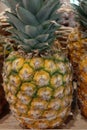 Fresh Pineapple on Basket Royalty Free Stock Photo