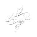 YOU`RE INVITED original custom hand lettering -- handmade calligraphy, vector great for photo overlay or heading caption title fo