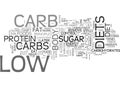 Are You Ready For Low Carb Word Cloud Royalty Free Stock Photo