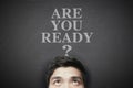 Are you ready Royalty Free Stock Photo