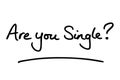 Are you Single Royalty Free Stock Photo