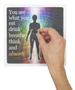 You are what you eat, drink, breathe, think and absorb jigsaw