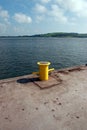 Youghal quay bollard Royalty Free Stock Photo
