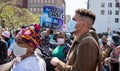 Global Climate Strike day in Cape Town, South Africa. Young activists protest against climate changes and global warming.