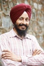 Young adult indian sikh man Royalty Free Stock Photo