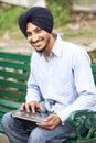 Young adult indian sikh man Royalty Free Stock Photo