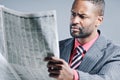 Young African American Businessman Being Sneaky On Laptop Royalty Free Stock Photo