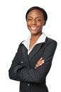 Young African American Businesswoman smiling Royalty Free Stock Photo