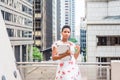 Young African American College Student studying in New York City Royalty Free Stock Photo